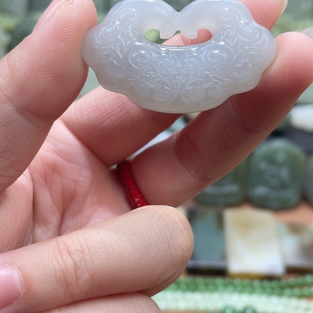 和田玉未镶嵌吊坠(不含链)