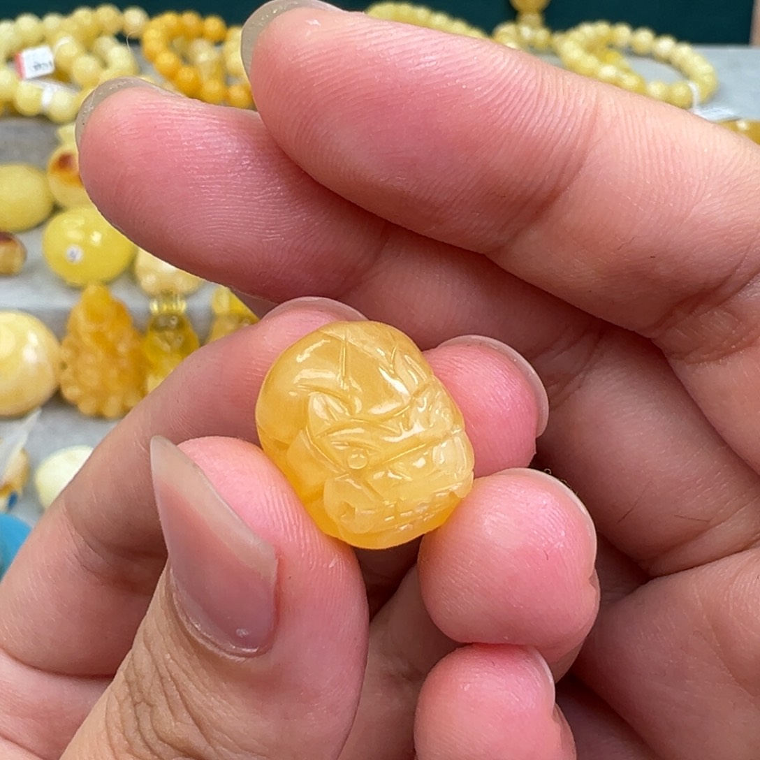 未镶嵌琥珀手链蜜蜡