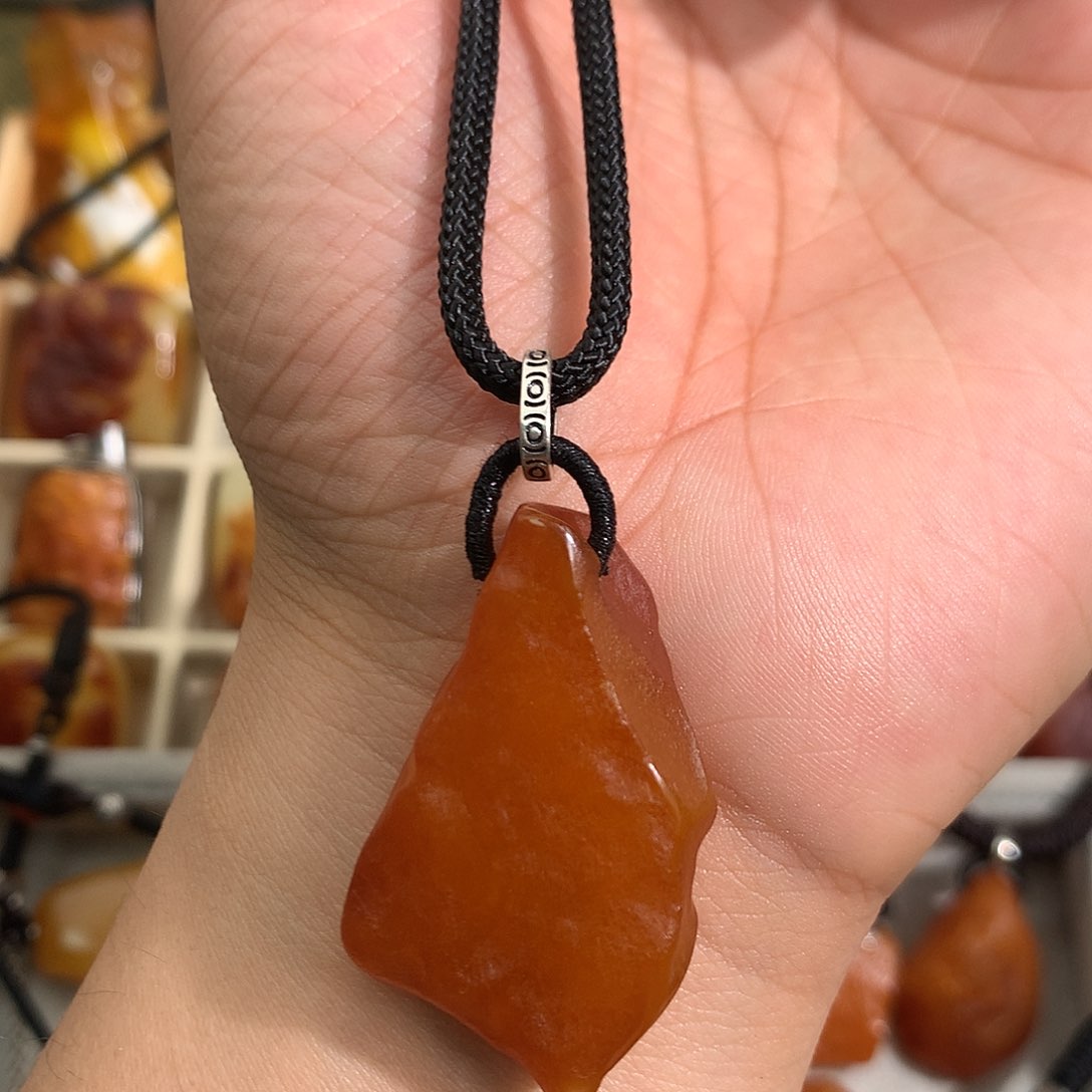 蜜蜡裸石未镶嵌你