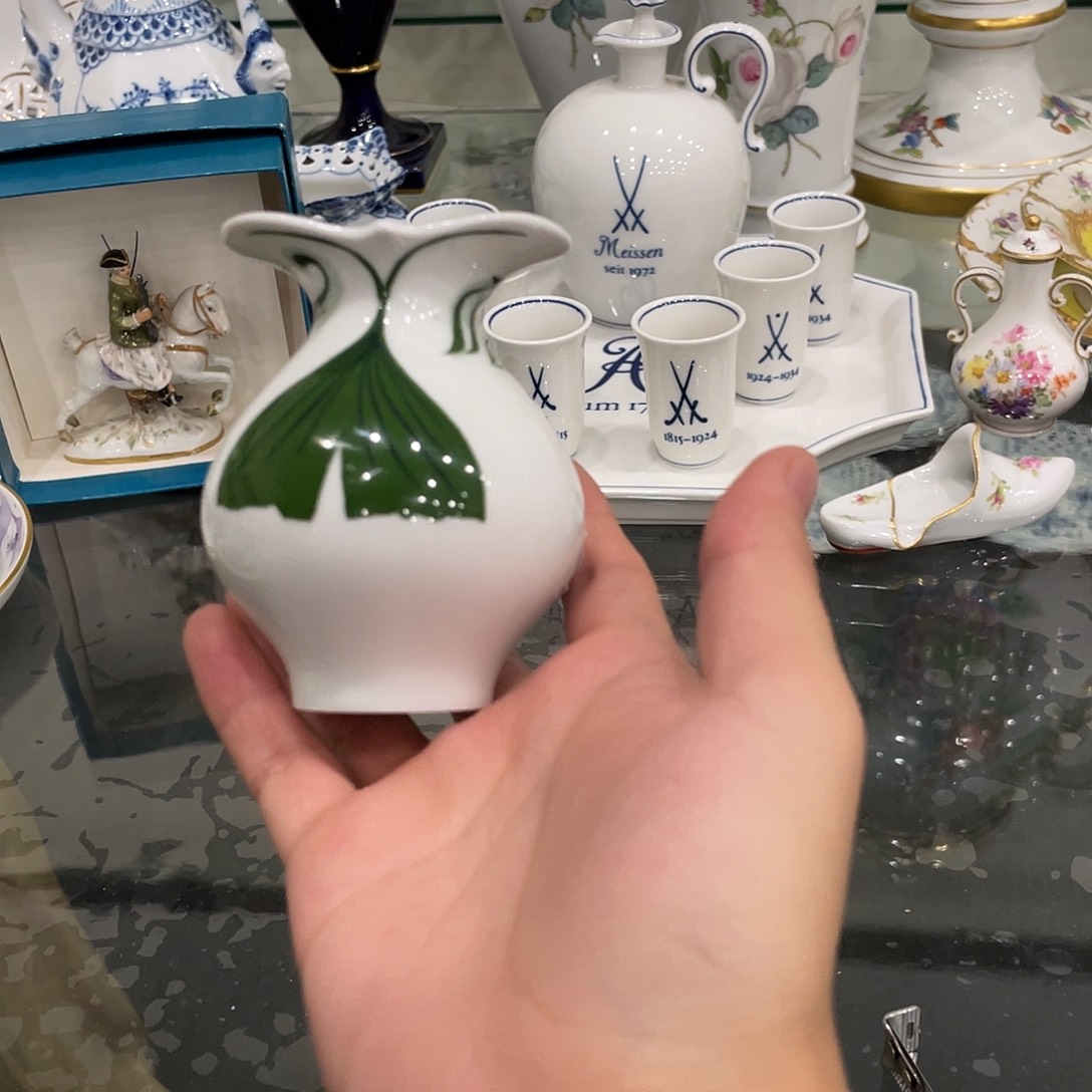 瓷片中古二等漂亮花瓶