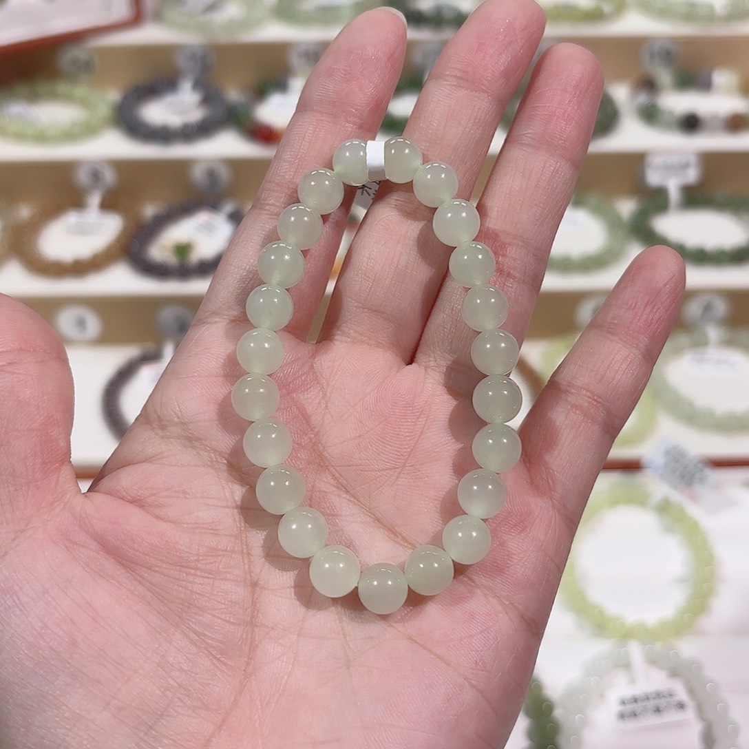 和田玉手链未镶嵌A110