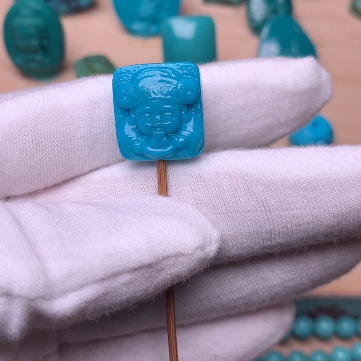 绿松石财神16.6未镶嵌