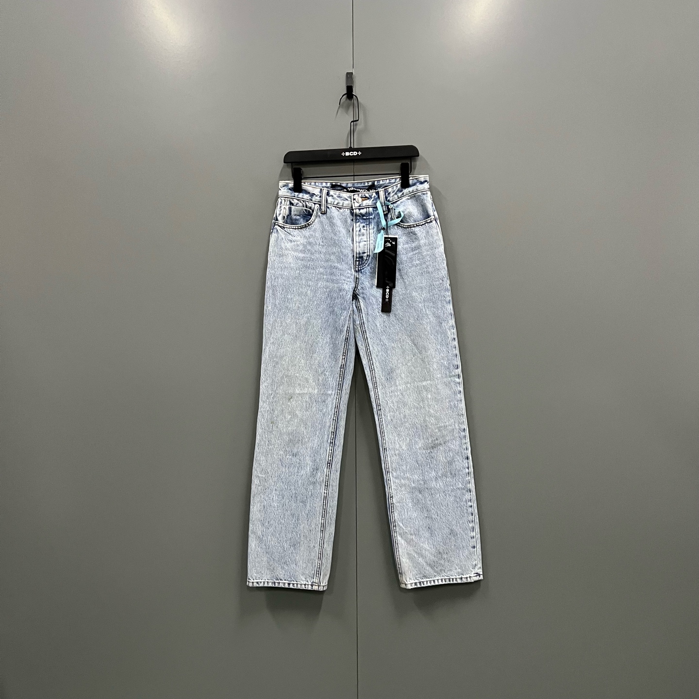 99新 ALEXANDER WANG tt11 大王 水洗牛仔直筒裤 27码/208279