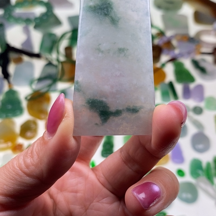 翡翠未镶嵌挂件天然翡翠