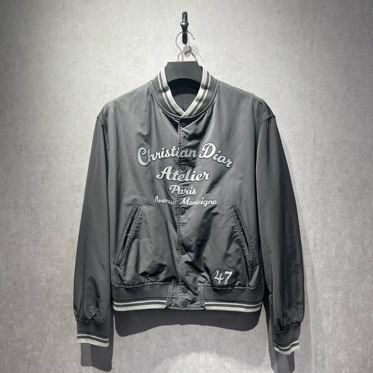 99新 DIOR/迪奥 胸前刺绣logo棒球夹克外套/52码/26000