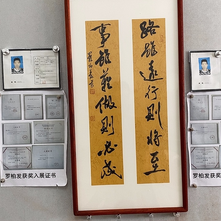 书法罗柏发老师的作品