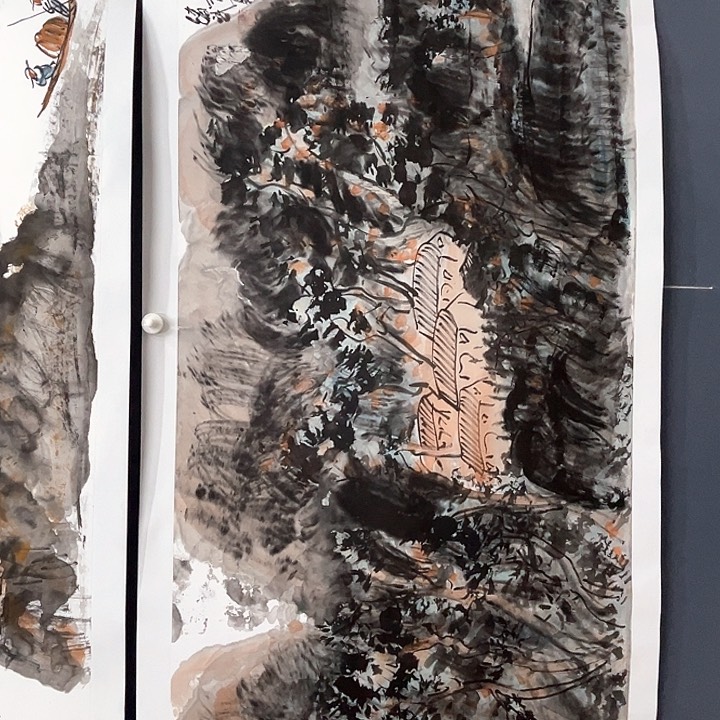 国画羽*小六尺画绪武