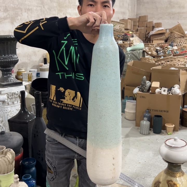 摆件高度70厘米口径4厘米微瑕捡漏