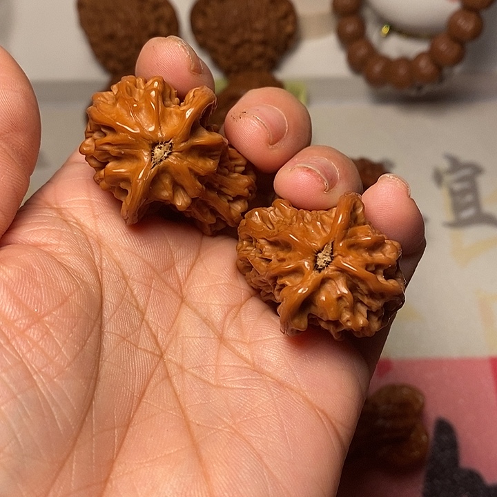 小***困把件文玩核桃小鸳鸯