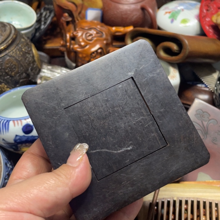 翡***财紫檀木类端景台陶瓷艺术品拍