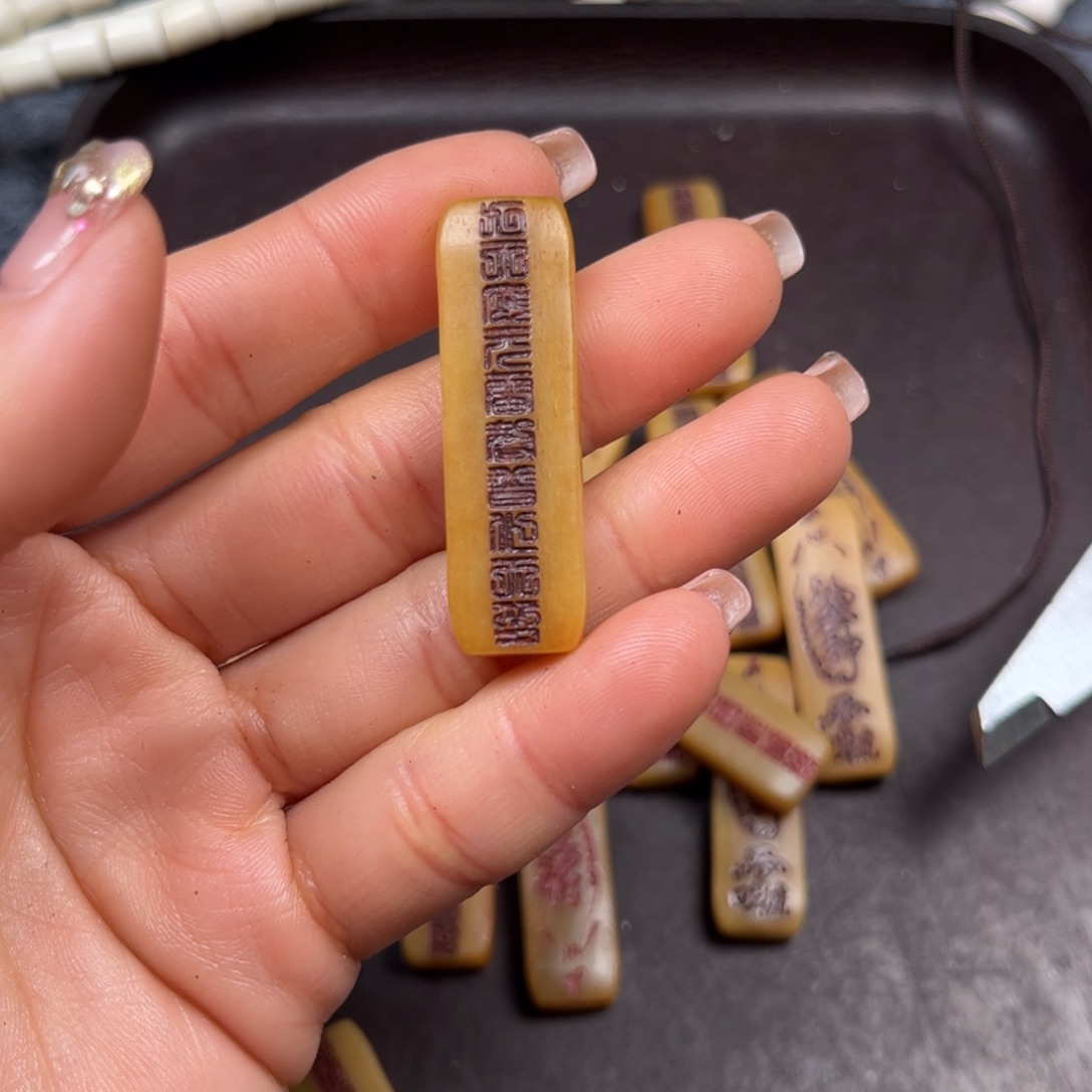 驼骨手串/手链编号86牛鼻子孔