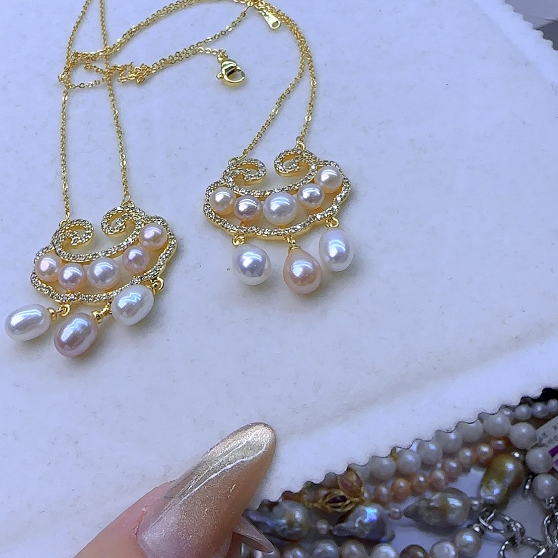 未镶嵌项链定制229淡水珍珠