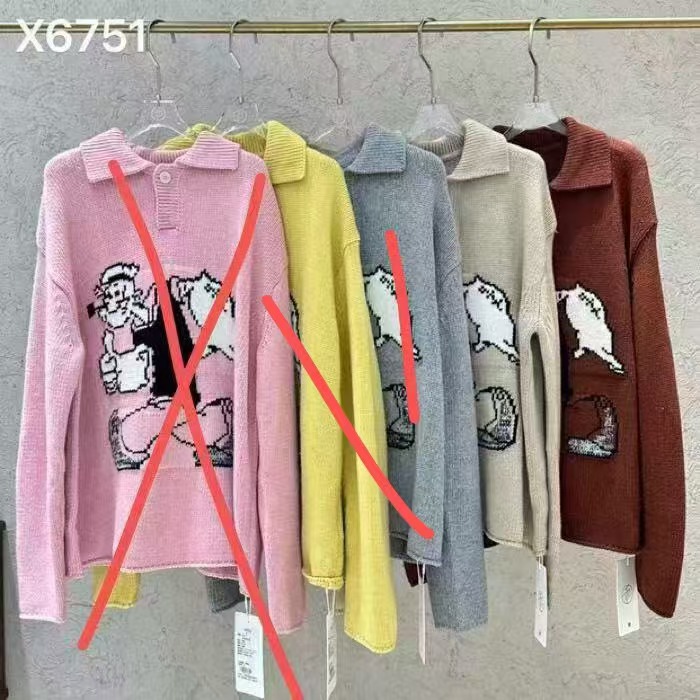 【ZHEN】6751 2025新款时尚气质休闲百搭毛衣上衣女