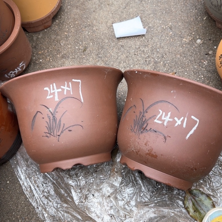 紫砂花盆特价清仓