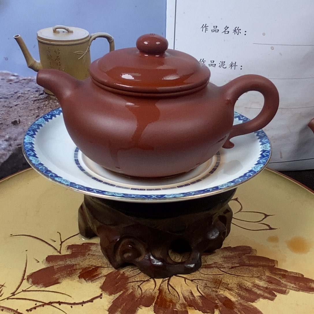 紫砂茶壶底槽清260 容量宜兴紫砂壶