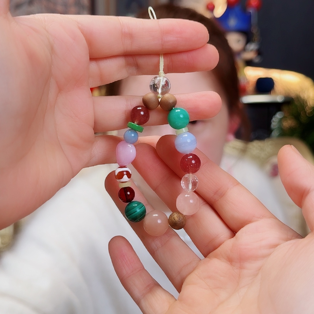 手链未镶嵌水晶手机链