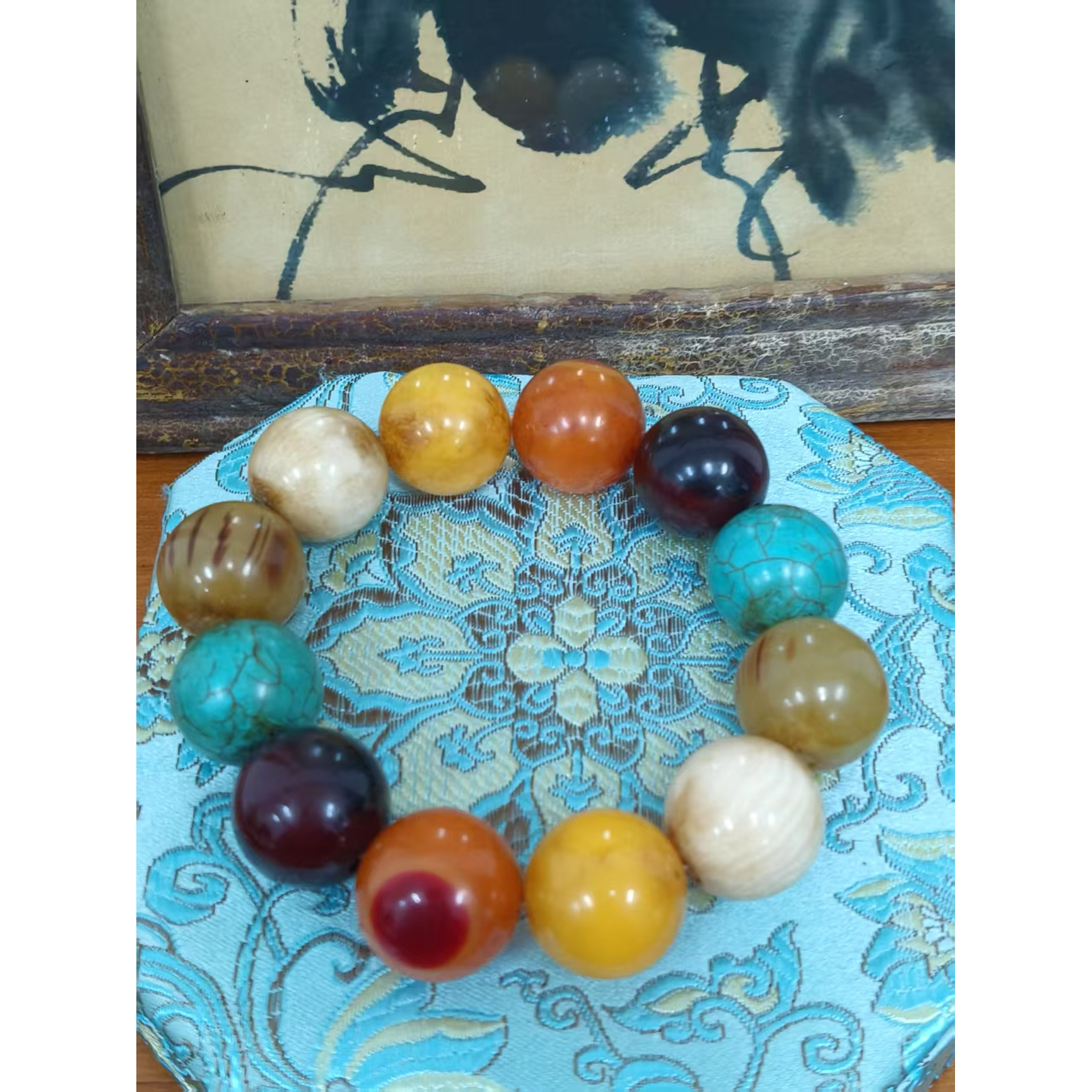 陆国风复古多宝手串