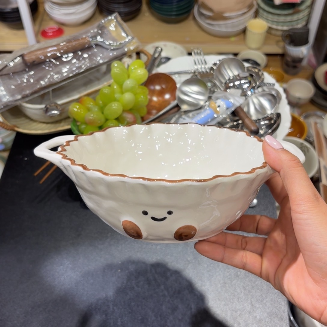 瓷一个一个一个7寸双耳