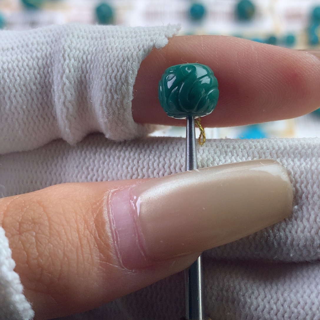 绿松石未镶嵌配饰蕊8.5*7.4