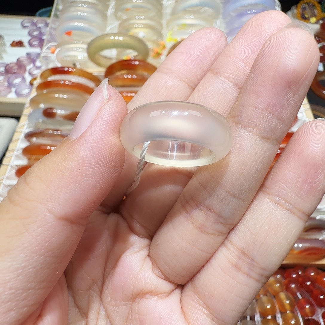玛瑙/玉髓未镶嵌戒圈