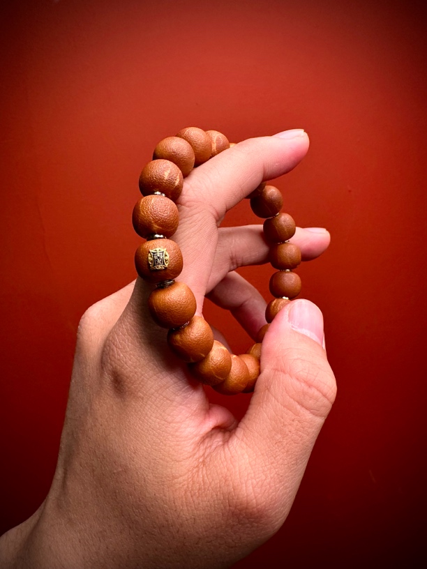 橄榄核手串 文玩核雕老型纯手工菩提橘皮男女