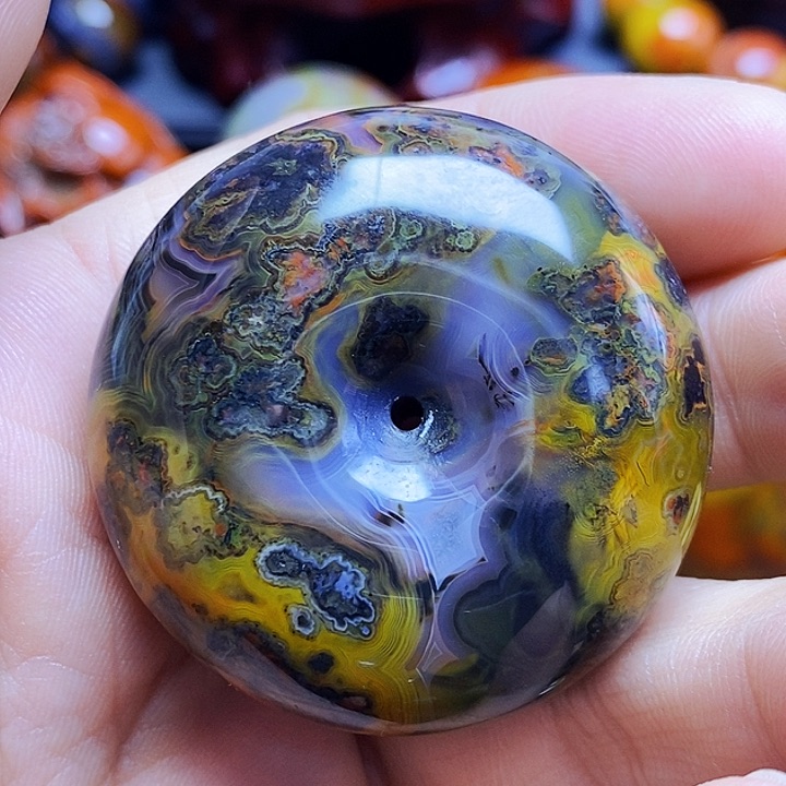 玛瑙/玉髓吊坠(不含链)未镶嵌你****。