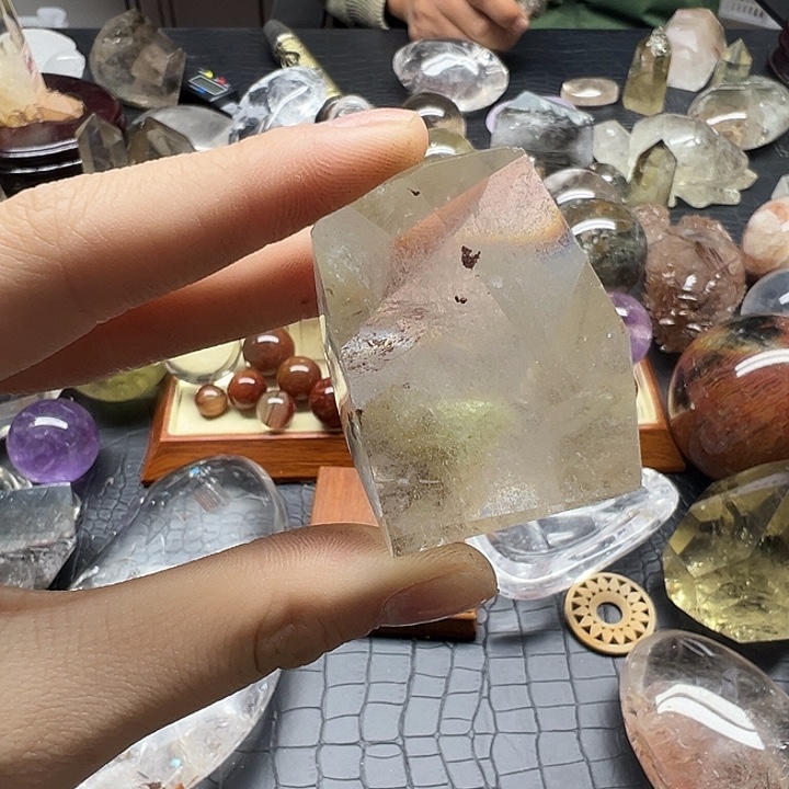 未镶嵌水晶珠宝半成品696水晶