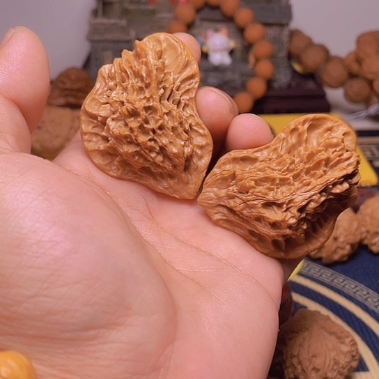 文玩核桃吊坠41鸳鸯戏水