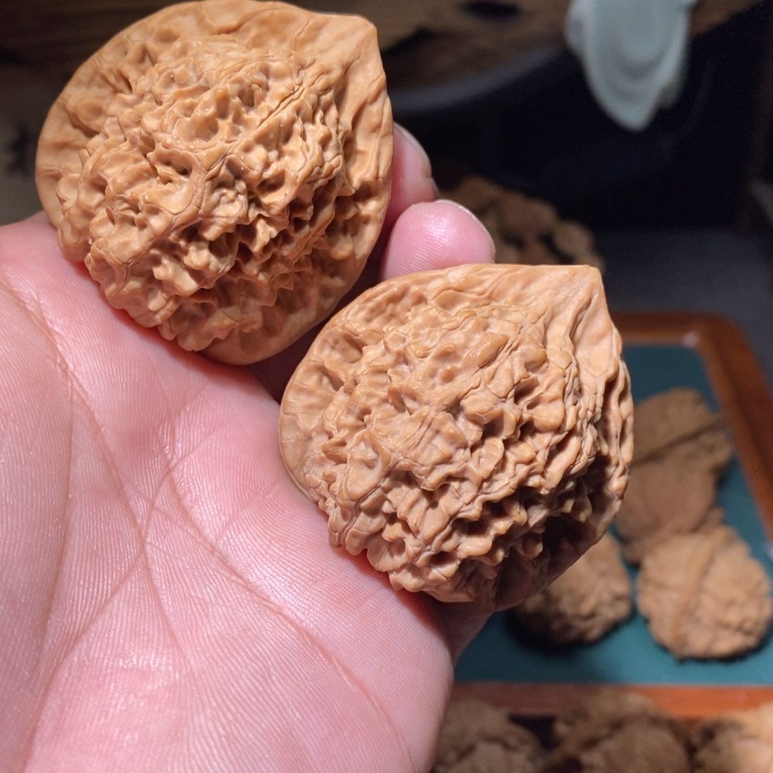 文玩核桃吊坠麒麟纹官帽47