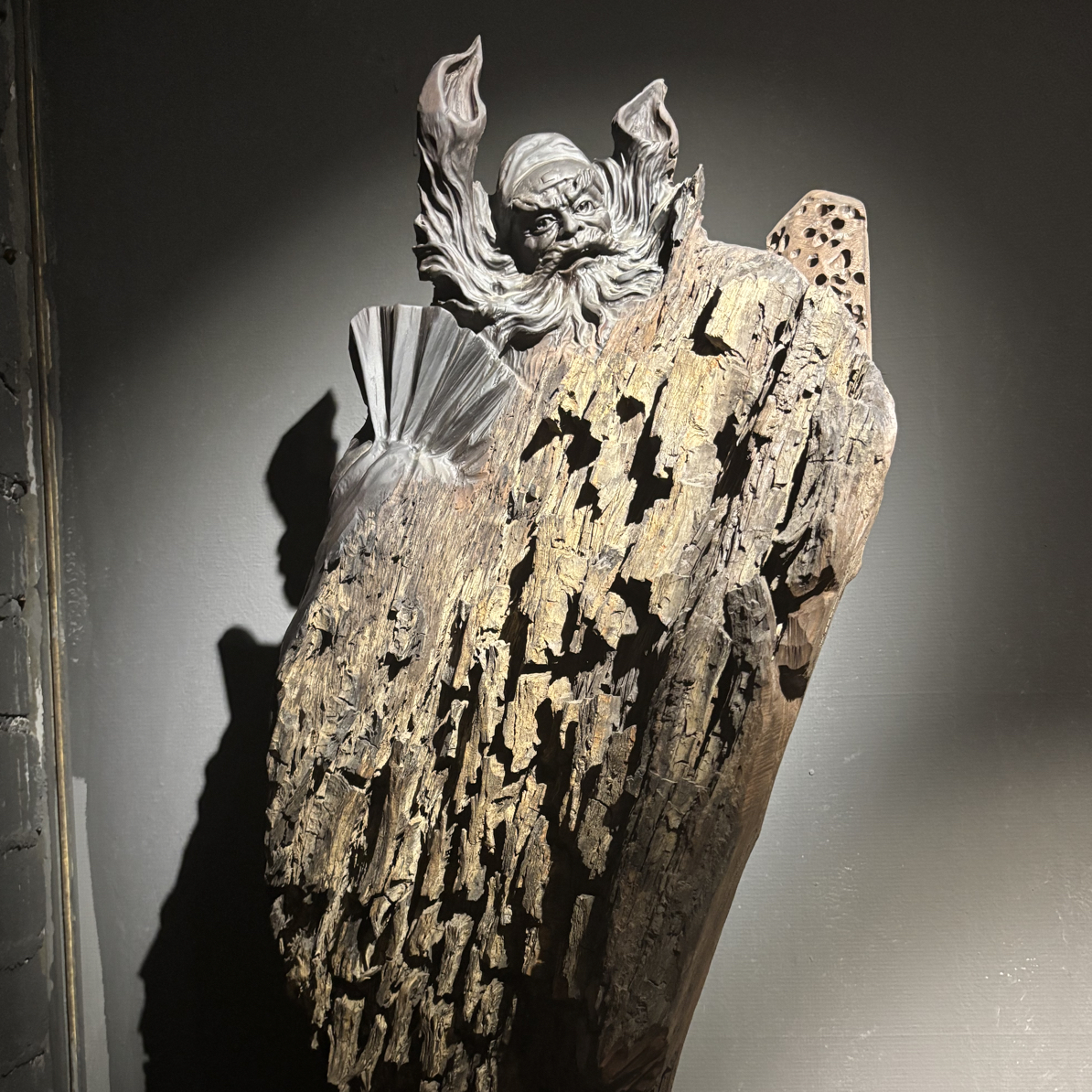 乌木钟馗天师人物木雕工艺品摆件匠心技艺手工雕刻