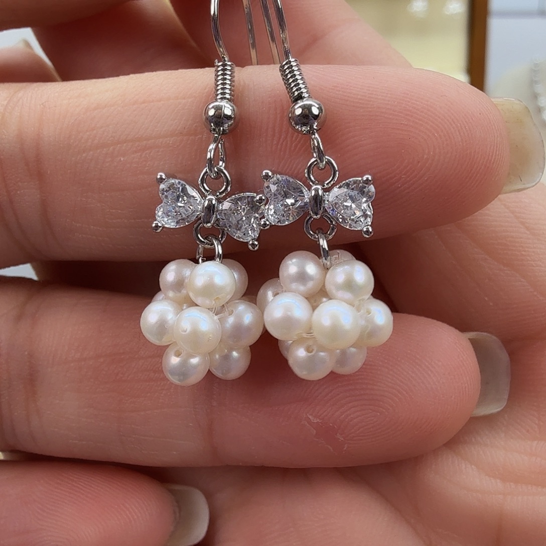 耳饰未镶嵌淡水珍珠