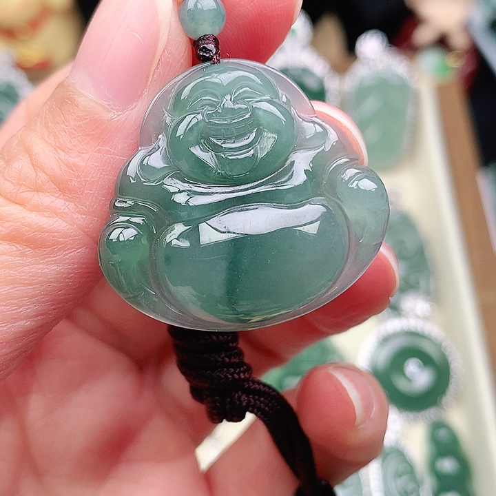 颈饰未镶嵌翡翠吊坠