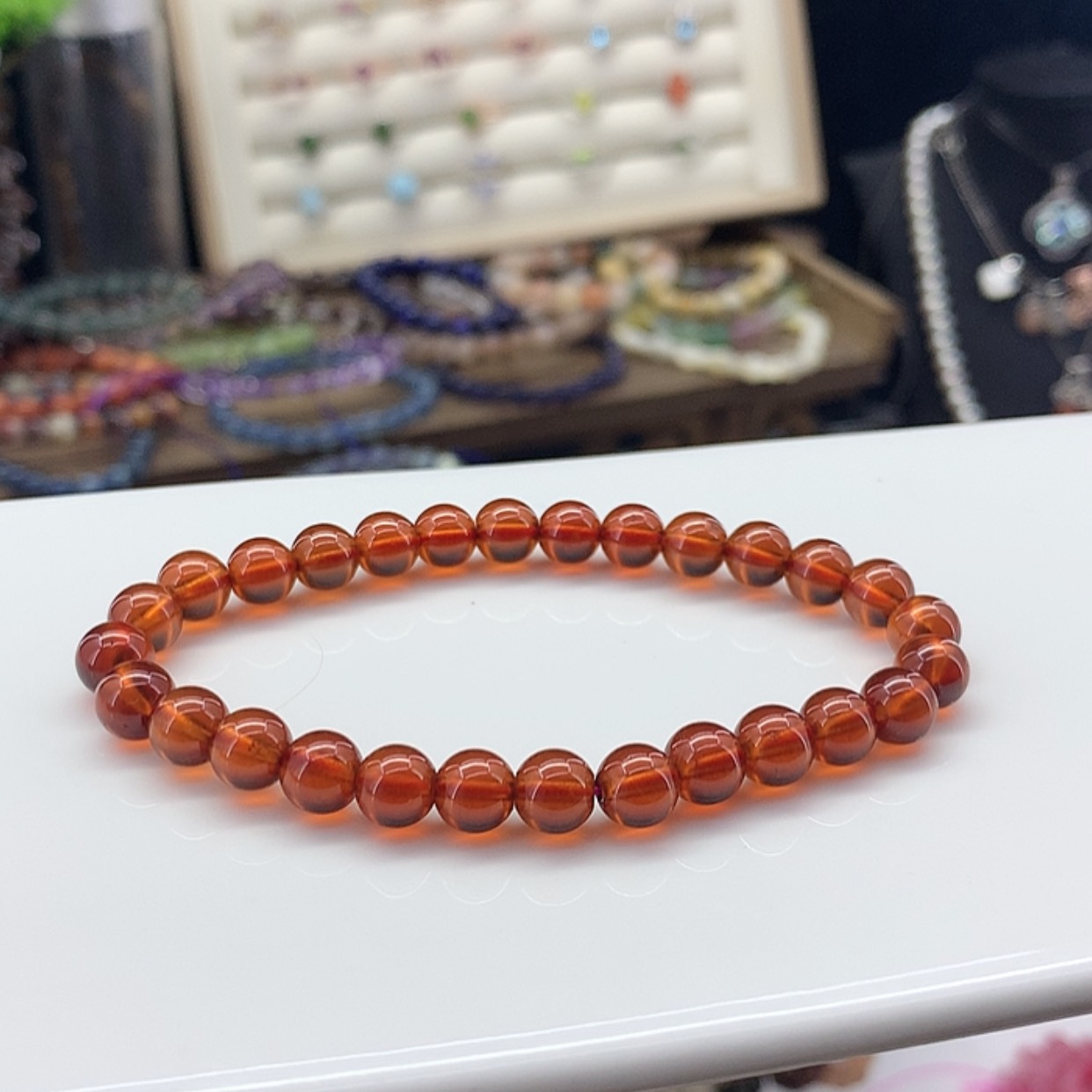 【闪购商品】石榴石手串未镶嵌手串