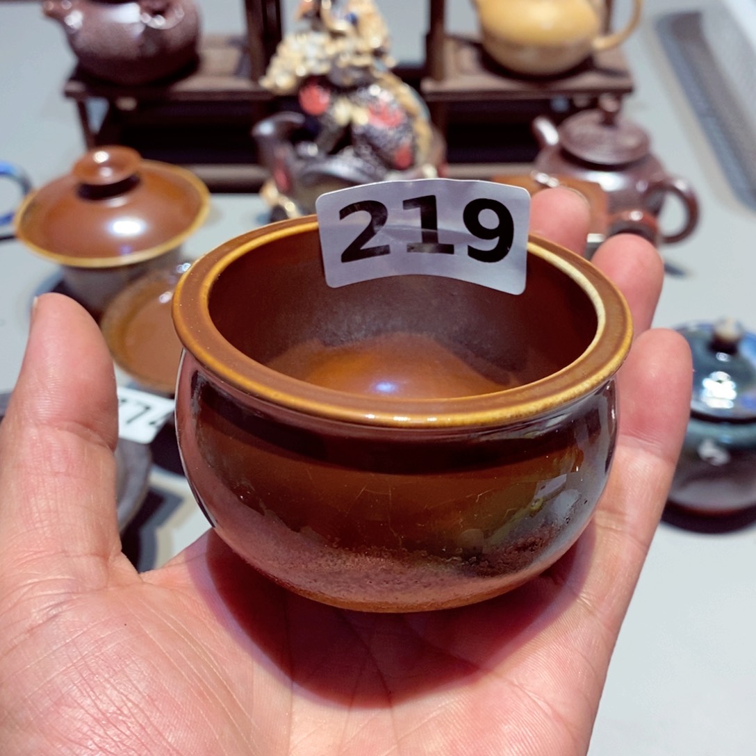 柴烧茶具陶瓷杯子