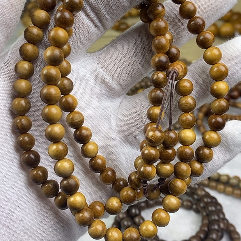 【闪购商品】檀香木手串/手链印度老山檀香0.7微瑕