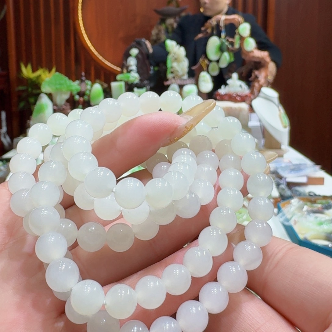 和田玉白玉卡8 108未镶嵌