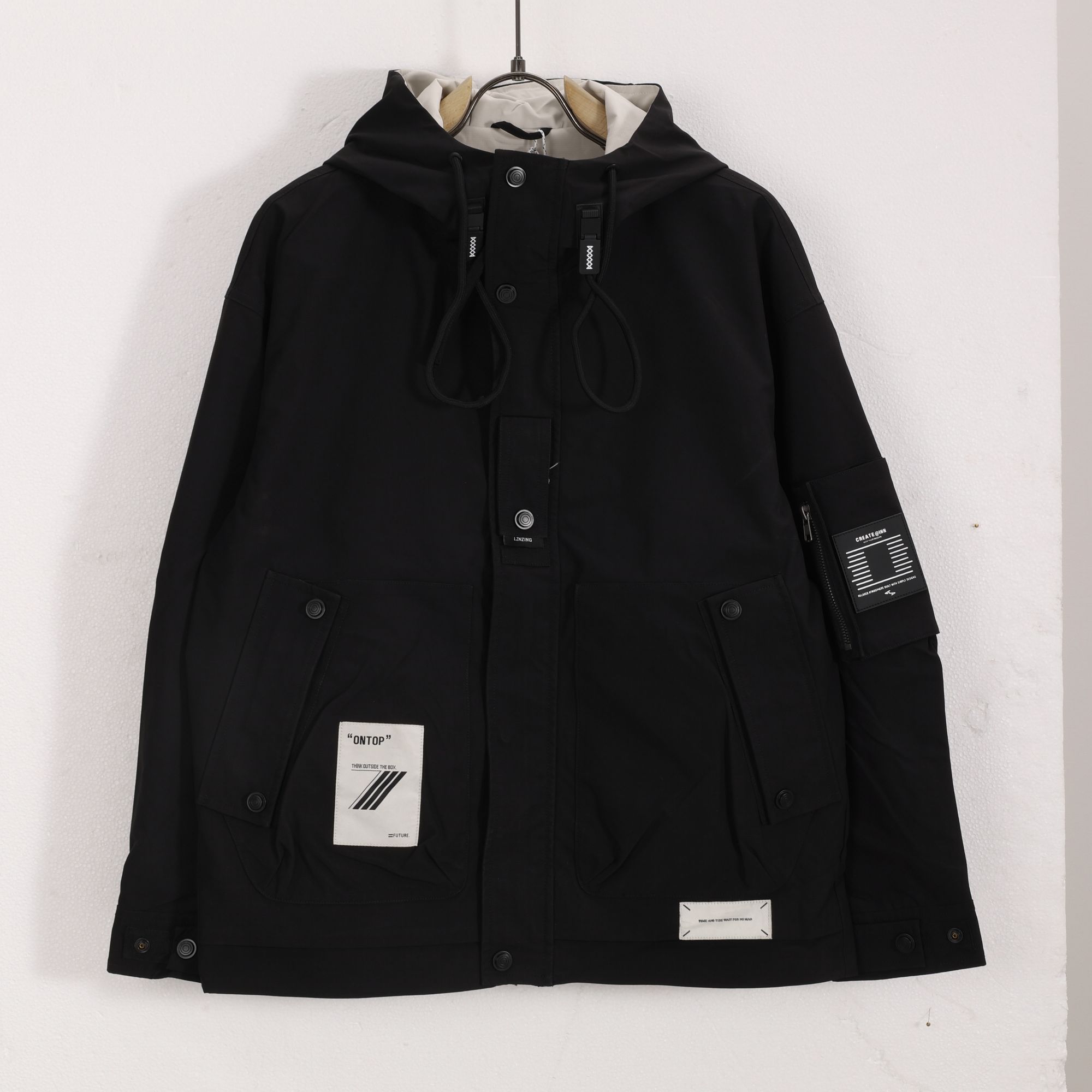 【冯漂亮甄选】R426时尚潮流休闲百搭男士个性外套skwt