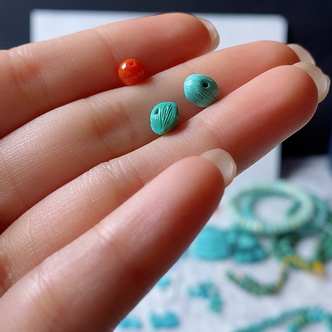 南红玛瑙颈饰未镶嵌