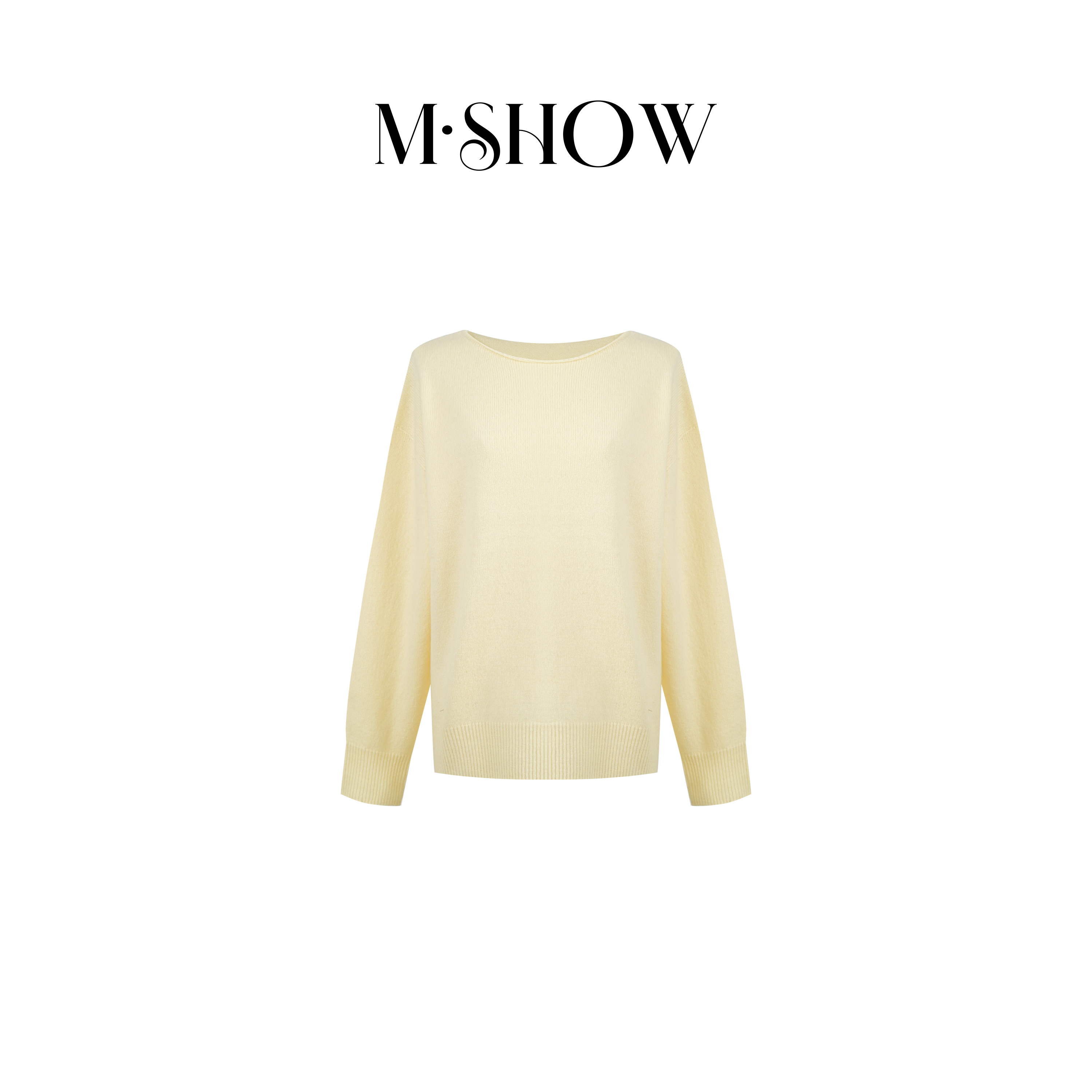 【墨秀毛衫】纯色羊绒超细绵羊毛女士2股16支打底衫9912M