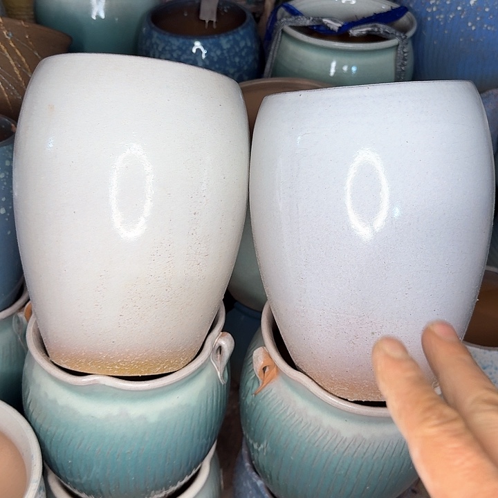 紫砂花盆微瑕花盆处理来啦