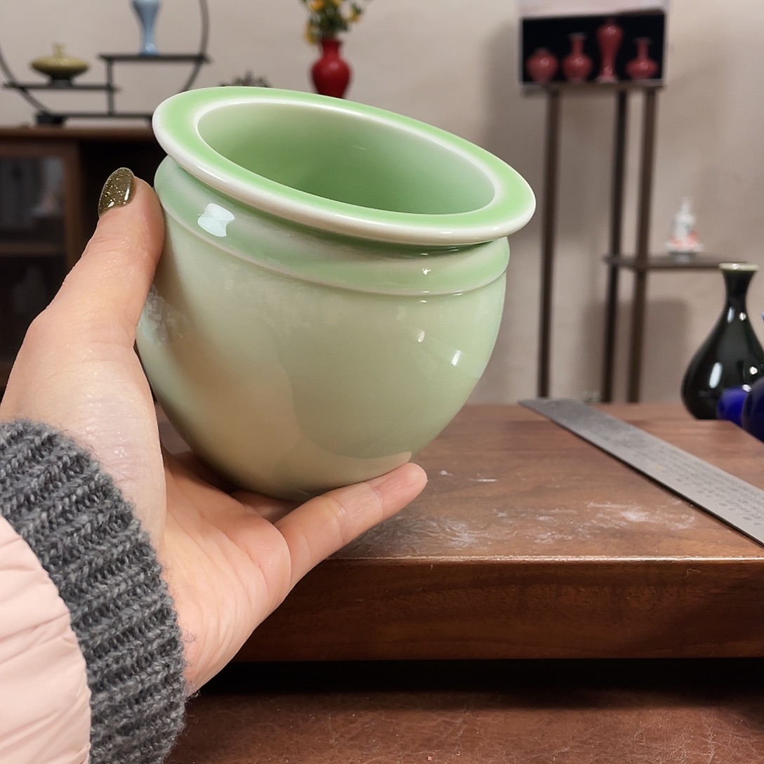 瓷片陶瓷花瓶小摆件