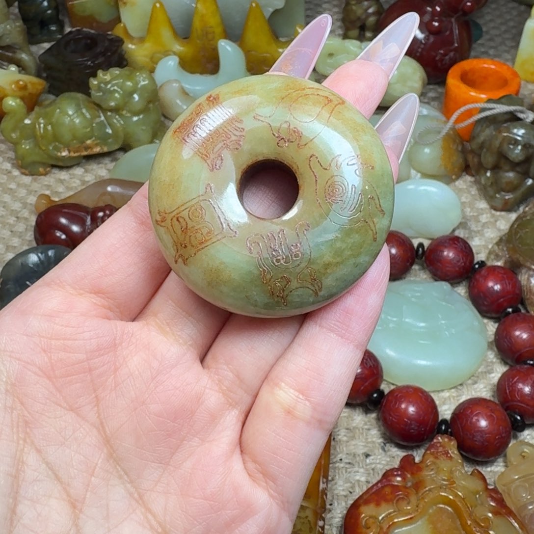 吊坠白玉菩提挂件