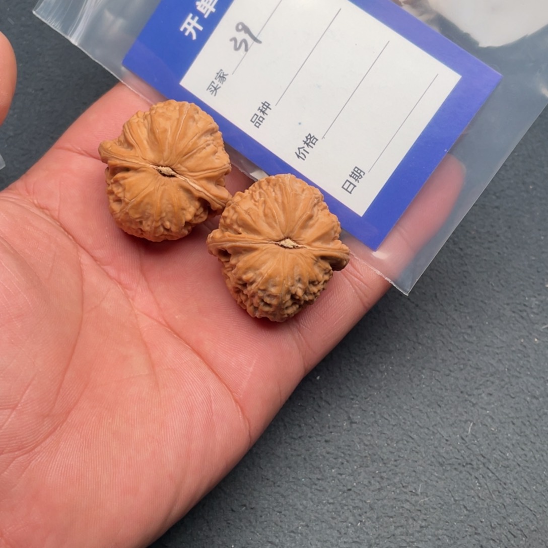 核桃把件37白狮子，39号