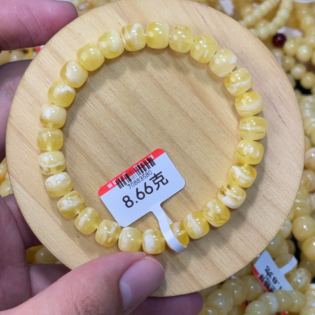 蜜蜡手链未镶嵌蜜蜡