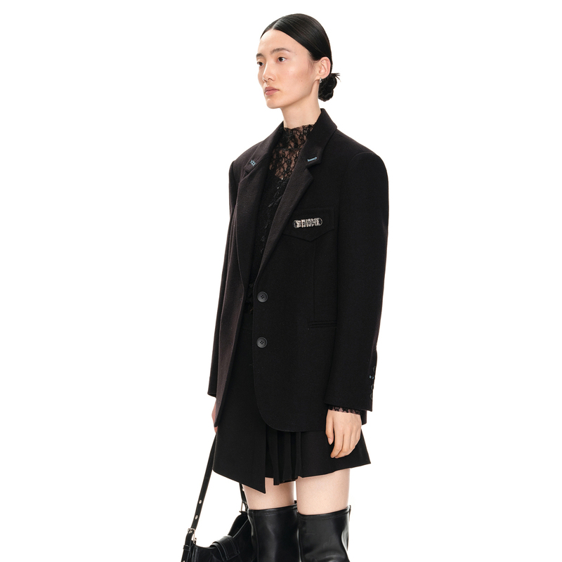 H·GENTEEL荷高新冬女驳领廓形休闲西装外套D41520723