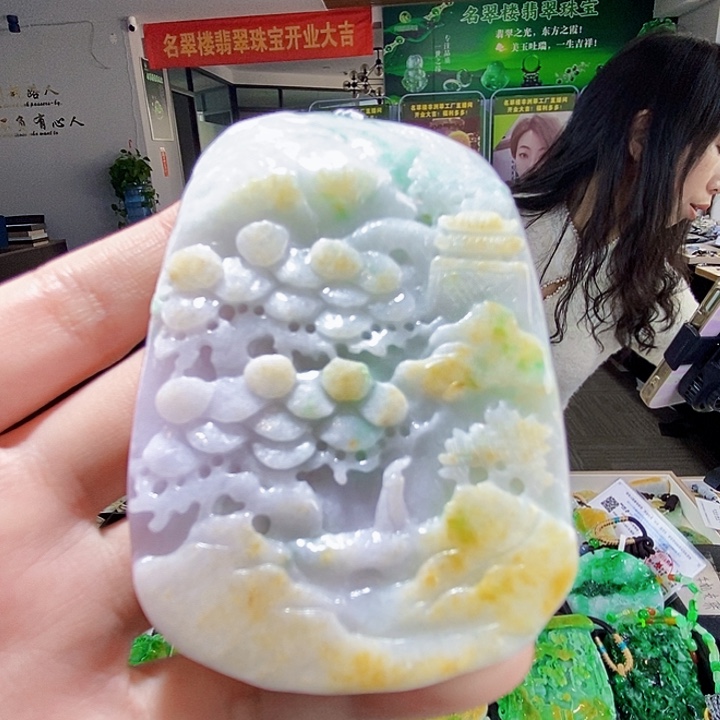 颈饰未镶嵌翡翠翡翠