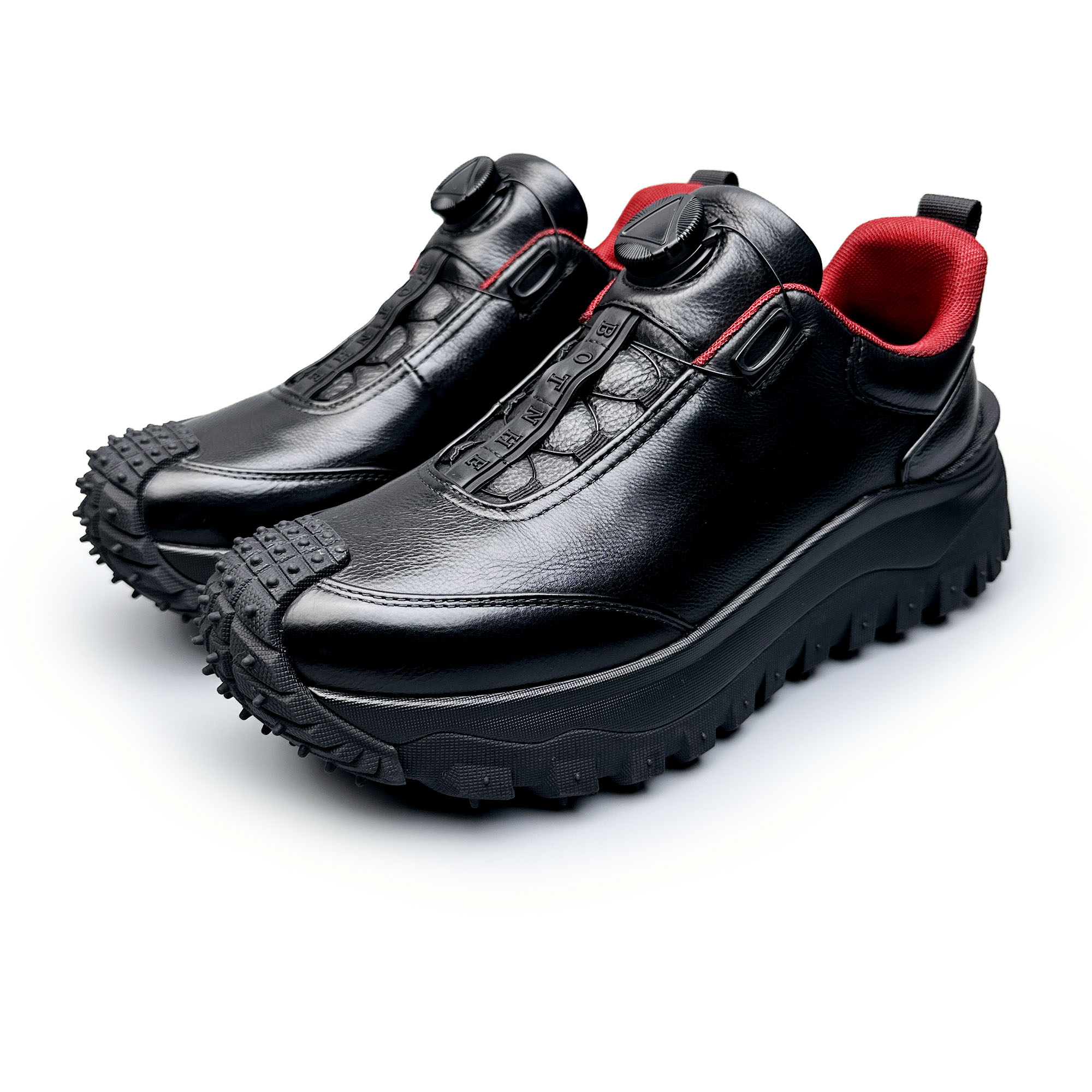 BIEUBRAYR/【有单有棉】胎牛皮旋转扣休闲商务时尚百搭男鞋舒适