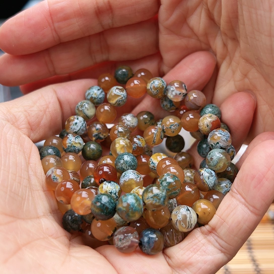 未镶嵌玛瑙/玉髓珠宝半成品