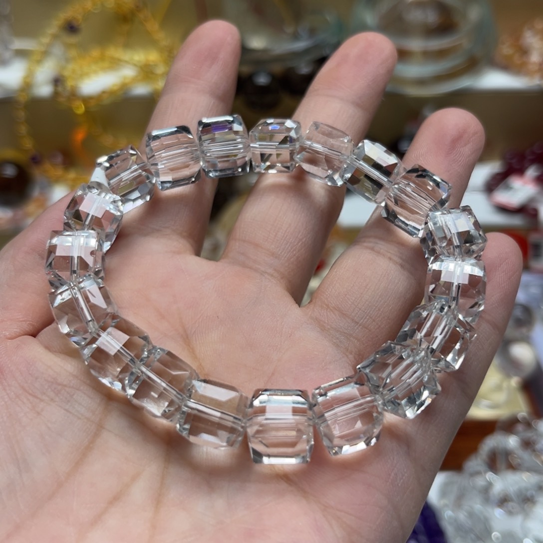 非金属方糖卡10白手串