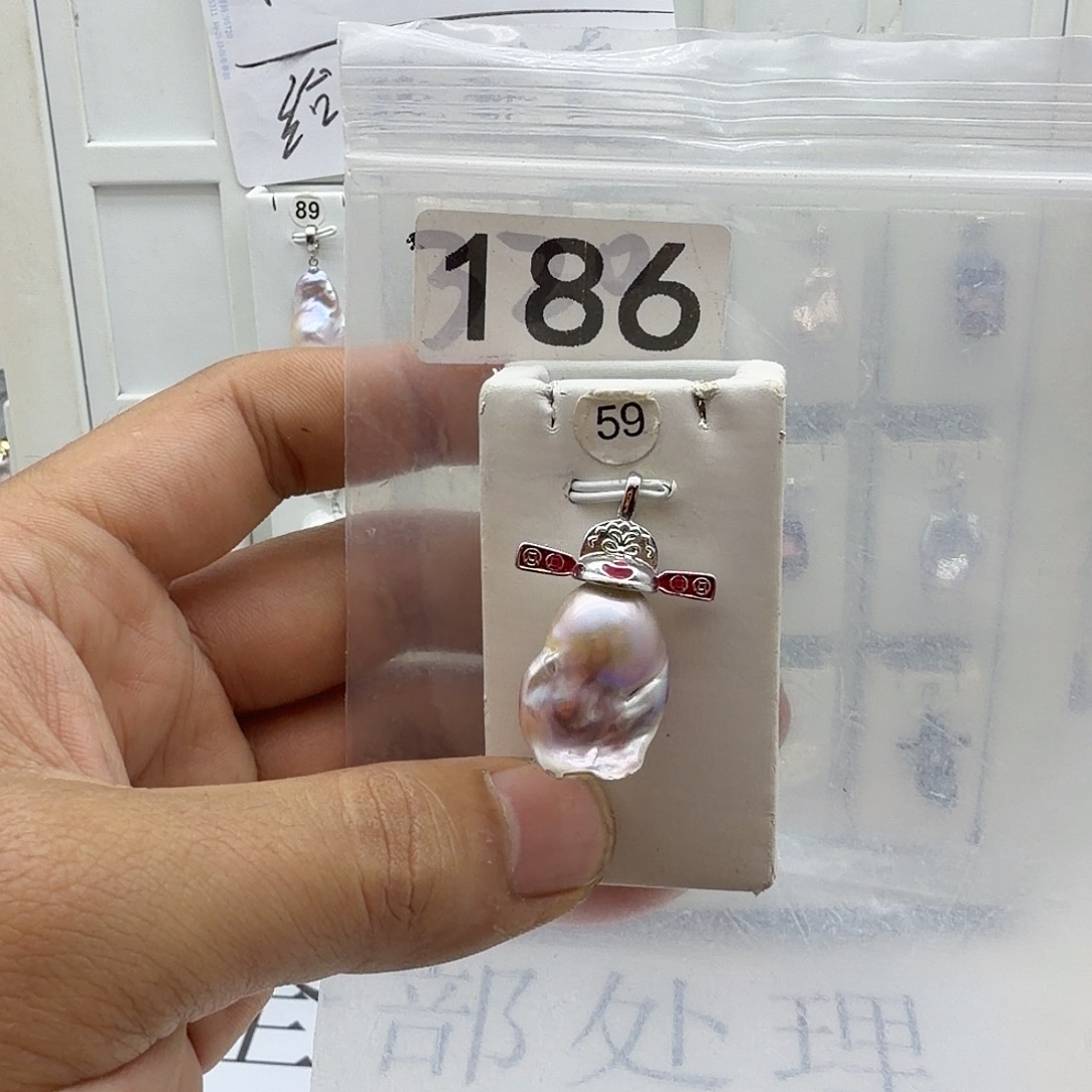 颈饰合金淡水珍珠